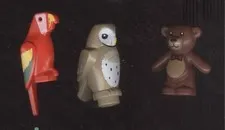 LEGO Animals Lot of 3, Parrot Owl Bear