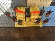 Lego Fright Knights And Witch Lot Black Dragon Rare Minifigures Lot Vintage 