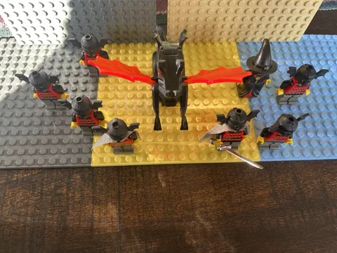 Lego Fright Knights And Witch Lot Black Dragon Rare Minifigures Lot Vintage 