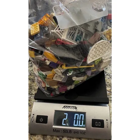2 lbs Mixed LEGO Lot  Authentic Genuine Bricks Parts & Pieces Cleaned & Sorted