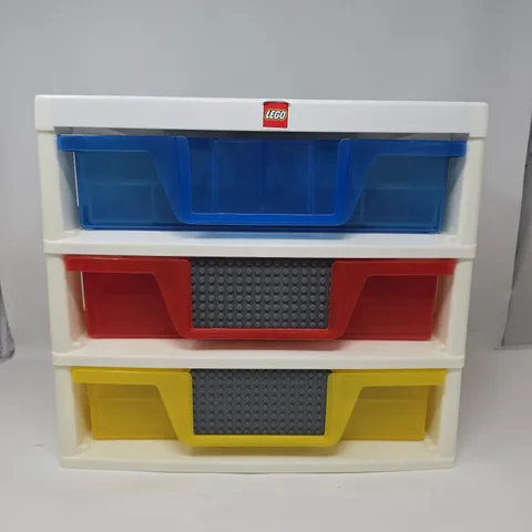 Lego Iris Three (3) Drawer Organizer For Bricks With 4 Sorting Trays