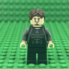 Lego Marvel Super Heroes Tony Stark Jumpsuit Minifigure SH0069 SH069 SH69