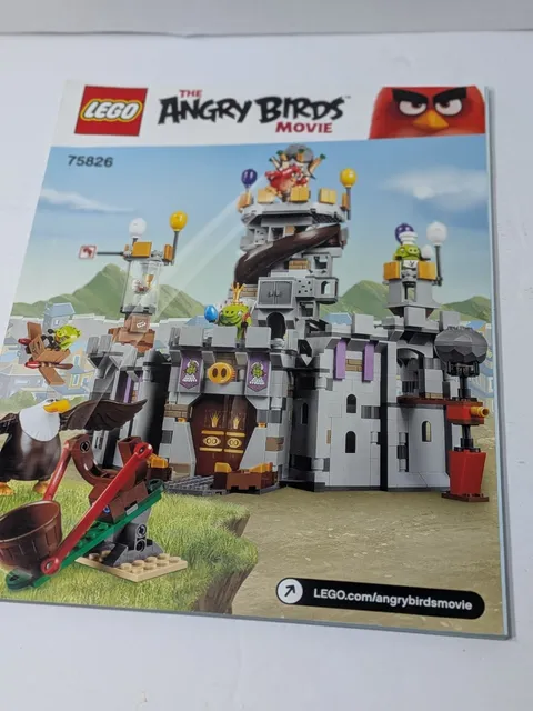 LEGO The Angry Birds Movie: King Pig's Castle (75826) Manuel Only Fast Shipping 