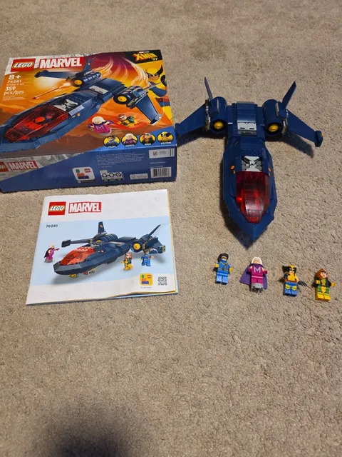 LEGO Super Heroes: X-Men X-Jet (76281) Assembled, Complete