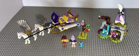 Lego 41077   Elves Aira's Pegasus Sleigh  Missing 3 Parts