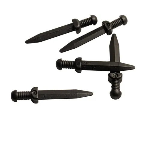 100x LEGO Roman Gladius Sword Black