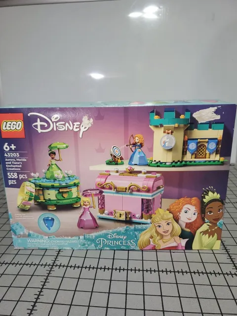 LEGO 43203 - Disney Princess Aurora and Tiana’s Enchanted Creations - Brand New!