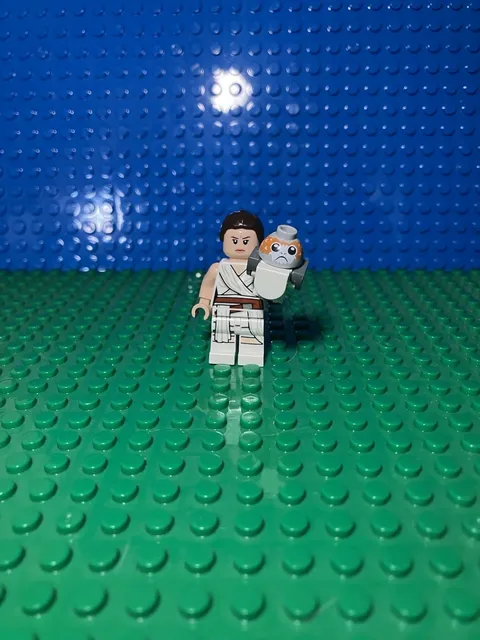 LEGO Rey (NOT SKYWALKER) W/ Porg