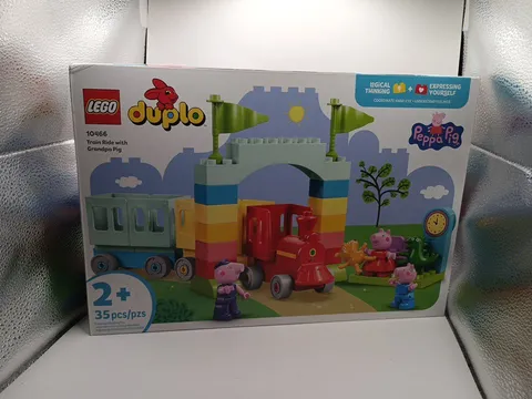 LEGO DUPLO Peppa Pig Train Ride with Grandpa Pig Building Lego 10466
