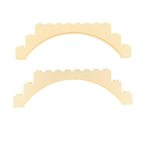 LEGO 1 x 12x3 Raised Arch Brick Tile Bulk Tan 3-02 4-02 Building Blocks 30938