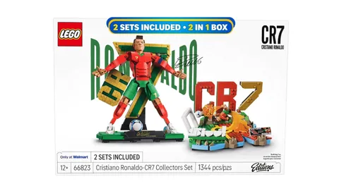 LEGO #66823 (2 sets) Cristiano Ronaldo CR7 Collectors, 1344 pcs Factory Sealed!