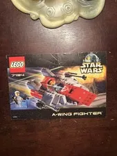 LEGO Star Wars A-Wing Fighter 7134 Illustrated English Instruction Manual