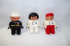 Lego Duplo 3 Minifigures for 9181 Fire & Rescue - Medical for 2682 2688 9180