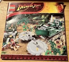 LEGO 7626 Indiana Jones Jungle Cutter Instruction Manual Only