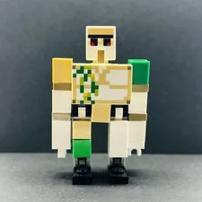 Lego Minifigure Iron Golem - Brick and Pin Arm Attachments min105 Minecraft