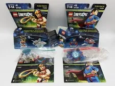 LEGO Dimensions Superman (71236) + Wonder Woman (71209) Fun Pack! 100% Complete!