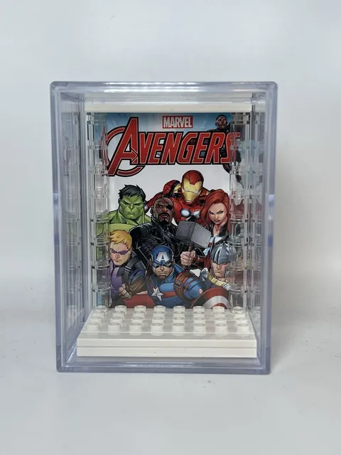 Collectible Force Pack Minifigure Display Case For Lego Marvel Avengers