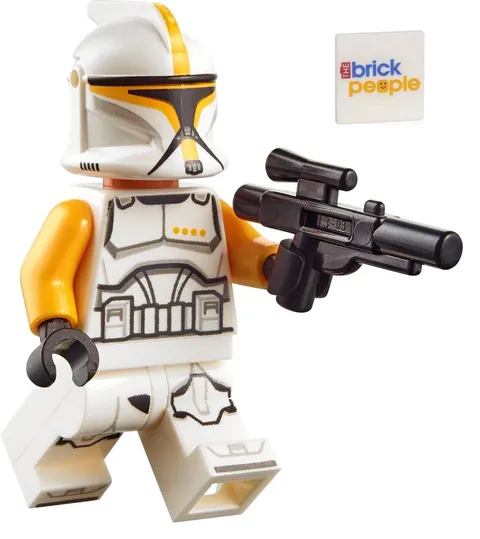 LEGO Star Wars Clone Trooper Minifigure w/ Blaster Plastic Figure