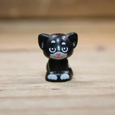 LEGO Friends Black Sitting Baby Kitten Shadow 69902pb03 Cat Qty 1