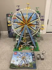 LEGO 10247 Creator Expert Ferris Wheel Complete Set Box Minifigures & Motor LEGO