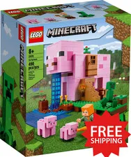 LEGO Minecraft: The Pig House (21170) New in Sealed Box! 🔥 🐷 🐖