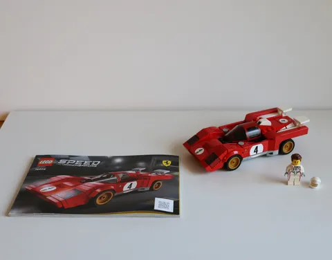 LEGO 76906 1970 Ferrari 512 M *Complete w/Manual*NO Box*