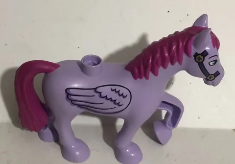 Lego Duplo Purple Horse Toy Parts Pieces