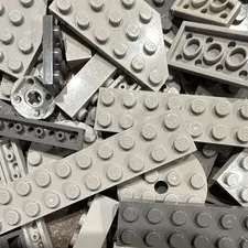 LEGO 100+pcs Assorted Bricks & Plates, Bluish & Light Gray. MOC’s Star Wars!