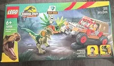 LEGO Dilophosaurus Ambush 76958 Jurassic World/Jurassic Park 211pcs 6+ Minifig