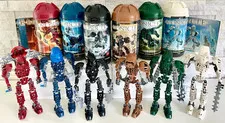 Bionicle Toa Metru: 8601 ,8602 , 8603 , 8604 , 8605 , 8606 w/Canisters & Manuals