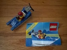LEGO 6508 Classic Town Wave Racer 100% Complete w/Instructions Vintage 1990