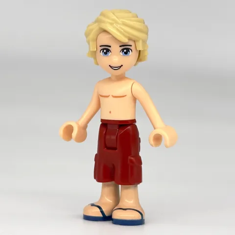 Lego Friends Mason Minifigure Shirtless - frnd0265 - 41347 Heartlake Resort