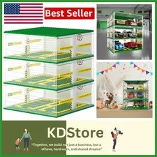 Creative 3-Layer DIY Parking Display Case for Speed Champions Cars - 130 PCS