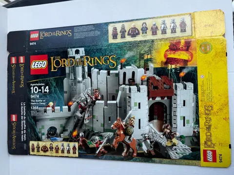LEGO the Lord of the Rings: The Battle of Helm's Deep EMPTY BOX ONLY