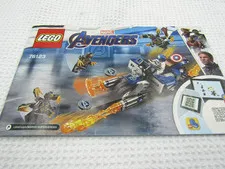 Lego Avengers Instruction Manuel Only  #76123