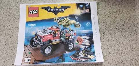 LEGO Killer Croc Tail-Gator 4 Minifigures Batman complete 70907
