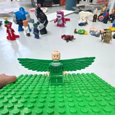 LEGO Marvel Vulture Minifigure Plastic Figure w/ Large Green Wings
