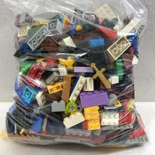 2 lb Lego Pieces Mixed Random Blocks & Assorted Pieces 2 Lego Figures #1
