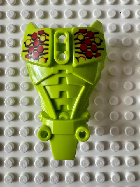 LEGO Hero Factory Full Torso Armor with Red Hexagons Pattern (Breez) 98569pb04