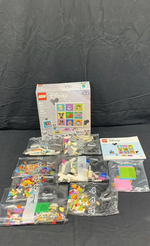 NEW Lego Disney 100 Years of Animation Icons #43221 OPEN BOX/SEALED BAGS