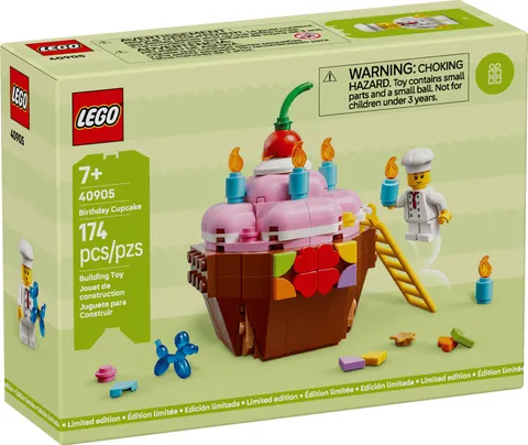 LEGO 40905 Birthday Cupcake — Brand New, Factory Sealed