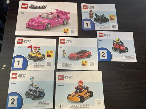 LEGO Lot Of Instruction Manual Booklets Look At Photos To See Full Lot