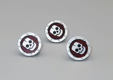 LEGO #19 Castle Skull round shields lot of 3 minifigures