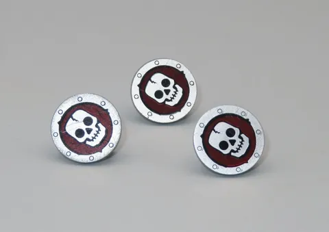 LEGO #19 Castle Skull round shields lot of 3 minifigures