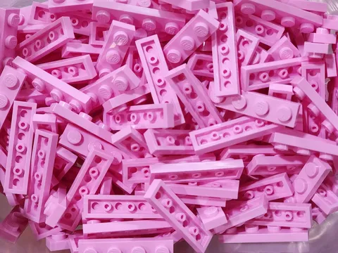 Lego 3710 Bright Pink Qty 208 NEW Plate 1 x 4