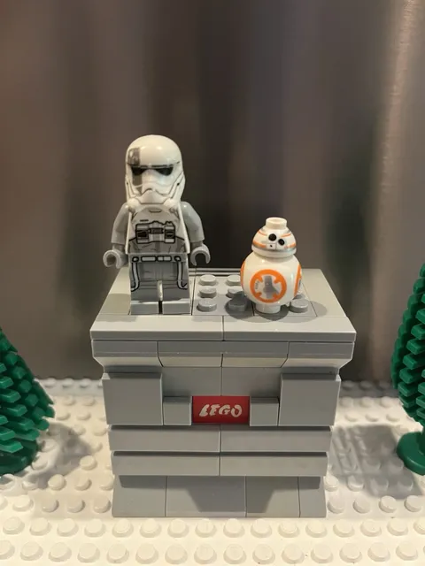 Lego Minifigure Star Wars First Order Walker Driver sw0869 + BB-8 sw0661 Lot Of2