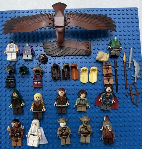LEGO The Lord of the Rings & The Hobbit Lot With Accessories/Extra Pieces Used