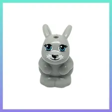 Lego Animals Gray Bunny Rabbit Minifigure