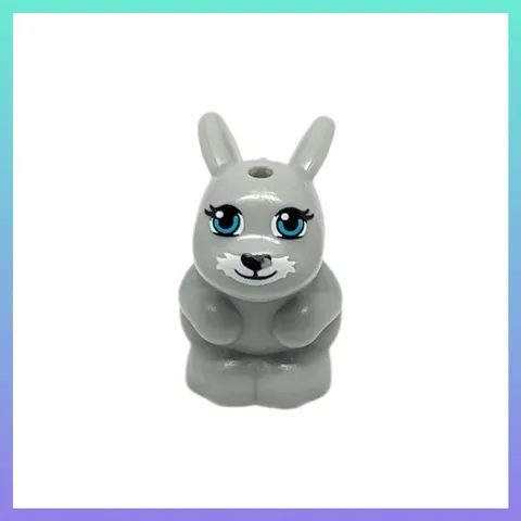 Lego Animals Gray Bunny Rabbit Minifigure
