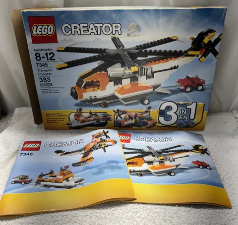 Lego Creator Box And Manuals For Set 7345 B2